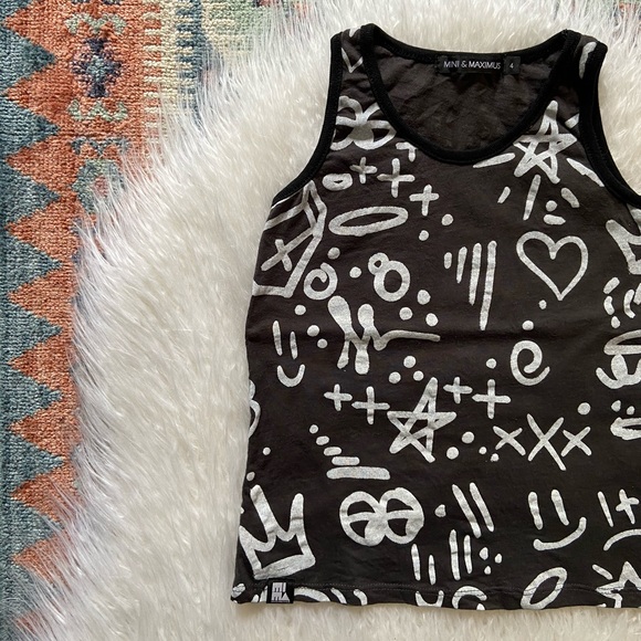 {MIMA mini + maximus} graffiti tank top kids 4 - Picture 7 of 9
